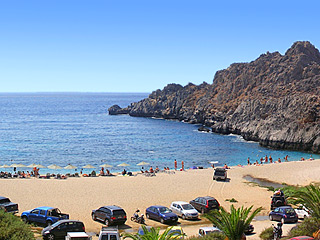 Schinaria beach, just 7km from AnnaView apartments
