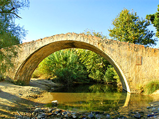 Preveli Bridge in Plakias, Crete