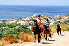 Reiten in Plakias, Kreta