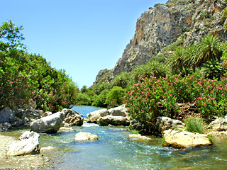 Preveli palm beach, just 9km from AnnaView apartments