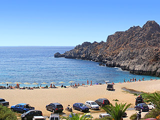 Schinaria beach, just 7km from AnnaView apartments