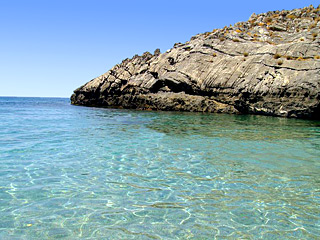 Schinaria beach, just 7km from AnnaView apartments