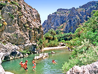 Preveli palm beach, just 9km from AnnaView apartments