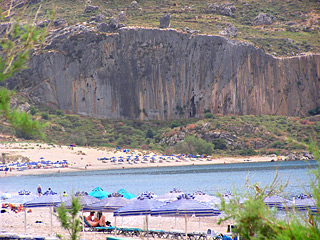 Der Strand von Plakias liegt nur 3 km von den AnnaView Apartments & Suites entfernt