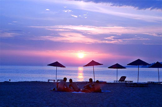 Amazing sandy beaches in Plakias, Crete