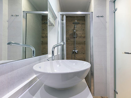 Luxurious bathrooms of Annaview Apartments & Suites