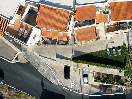 The parking area of AnnaView Apartments & Suites