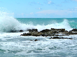 Winter Holidays in Crete - Triopetra beach on a sunny Winter day