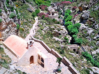 Kourtaliotis Schlucht in Plakias, Kreta