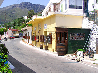 Das Dorf Mirthios in Plakias, Kreta