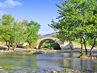 Preveli Brücke in Plakias, Kreta