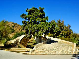 Preveli Bridge in Plakias, Crete